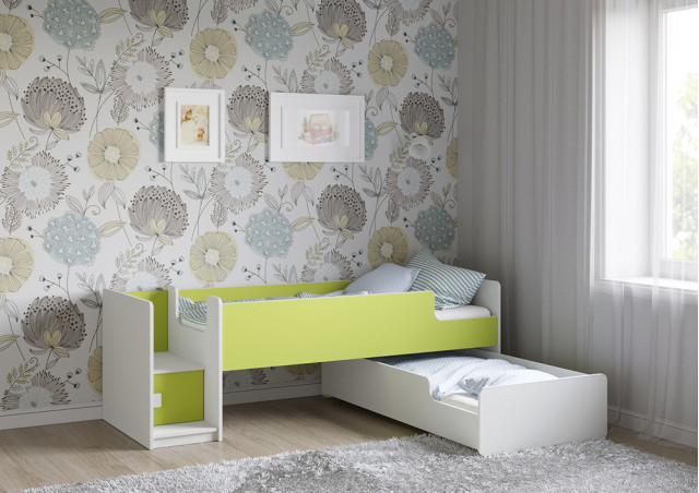 Детская выкатная кровать Легенда К302.41 в Белово